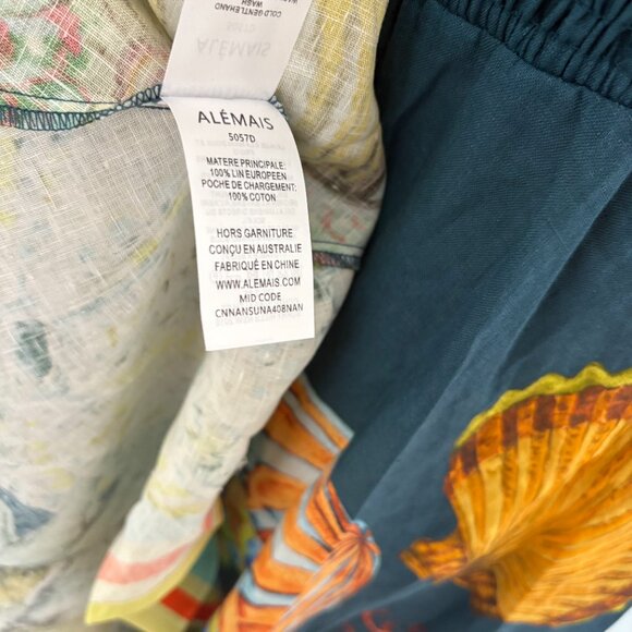 Alamais Dorian Marine Life Jellyfish Pattern Sun Dress - Picture 14 of 14